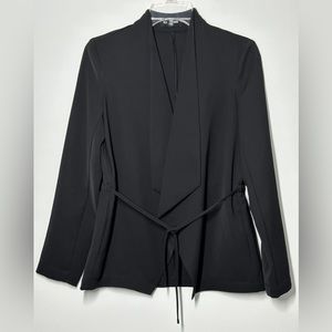 Black Tie Waist Blazer Jacket from Express